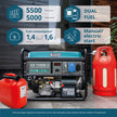 LPG/Bensiin Generaator "Könner & Söhnen" KS 7000E G thumbnail