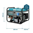 LPG/Bensiin Generaator "Könner & Söhnen" KS 7000E G thumbnail
