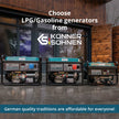 LPG/Bensiin Generaator "Könner & Söhnen" KS 7000E G thumbnail